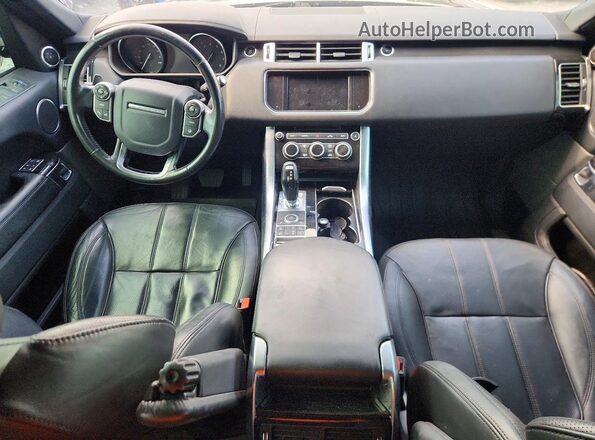 SALWR2EFXGA580038 2016 LAND ROVER RANGE Black Widok deski rozdzielczej