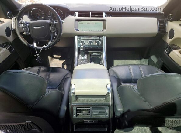 SALWR2FK6HA124048 2017 LAND ROVER RANGE White Առջևի վահանակի տեսք
