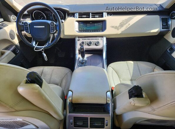 SALWR2FK9HA151180 2017 LAND ROVER RANGE Белый Вид панели приборов