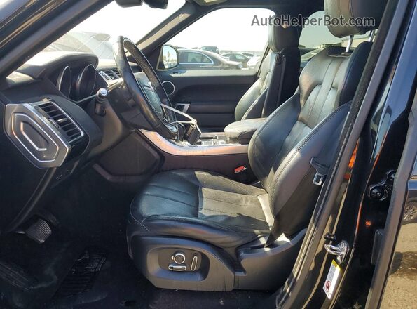 SALWR2FV4HA677226 2017 LAND ROVER RANGE Black წინა სალონის ხედი