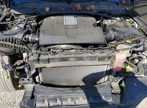 SALWR2FV4HA677226 2017 LAND ROVER RANGE Black ძრავის განყოფილების ხედი