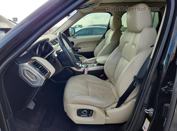 SALWR2FV6HA145721 2017 LAND ROVER RANGE Черный Вид салона спереди