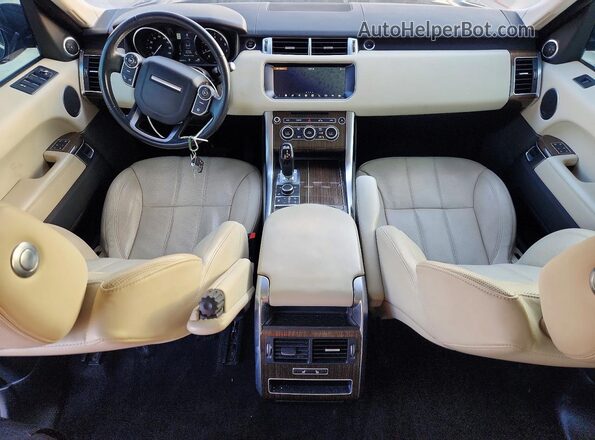 SALWR2FV6HA145721 2017 LAND ROVER RANGE Черный Вид панели приборов