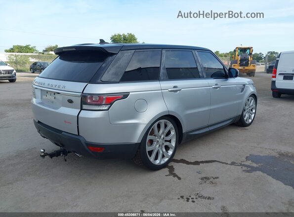 SALWR2KF1GA550527 2016 LAND ROVER RANGE ROVER SPORT Silver Задня права чверть
