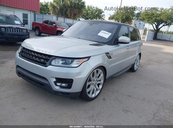 SALWR2KF1GA550527 2016 LAND ROVER RANGE ROVER SPORT Silver Передня ліва чверть