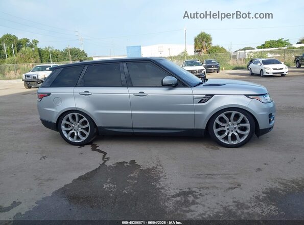 SALWR2KF1GA550527 2016 LAND ROVER RANGE ROVER SPORT Silver Вид задньої частини салону