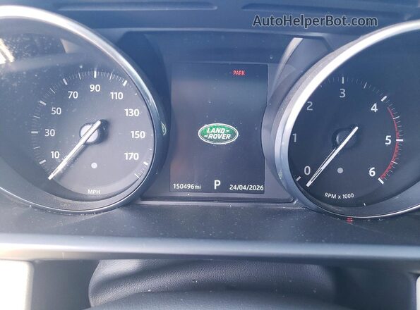 SALWR2KF4GA633515 2016 LAND ROVER RANGE White Widok zestawu wskaźników