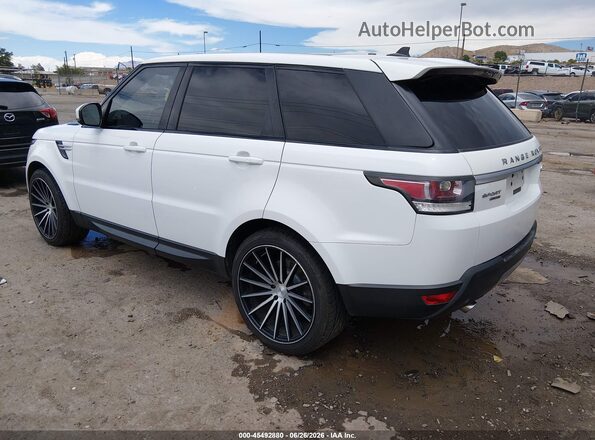 SALWR2KF7GA654102 2016 LAND ROVER RANGE ROVER SPORT White უკანა მარცხენა
