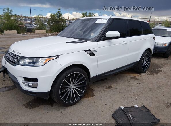 SALWR2KF7GA654102 2016 LAND ROVER RANGE ROVER SPORT White წინა მარცხენა ხედი სამი მეოთხედიდან