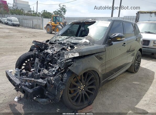 SALWR2KF8GA663584 2016 LAND ROVER RANGE ROVER SPORT Black Vista tres cuartos delantera izquierda