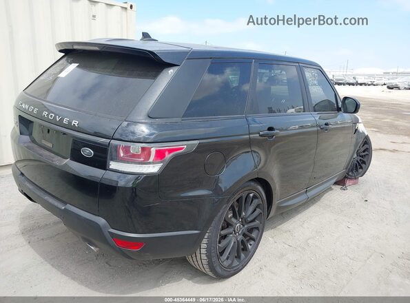 SALWR2KF8GA663584 2016 LAND ROVER RANGE ROVER SPORT Black Trasero derecho