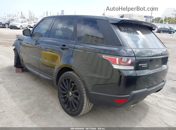 SALWR2KF8GA663584 2016 LAND ROVER RANGE ROVER SPORT Black Trasero izquierdo