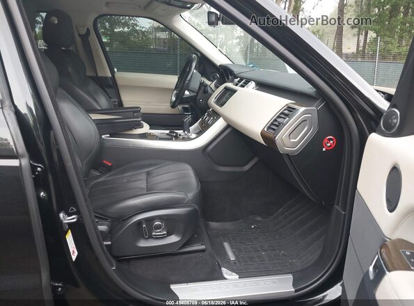 SALWR2KFXGA644177 2016 LAND ROVER RANGE ROVER SPORT Black Front interior view
