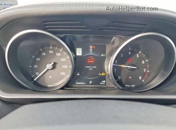 SALWR2PF0GA101798 2016 LAND ROVER RANGE Black Սարքավորումների վահանակի տեսք