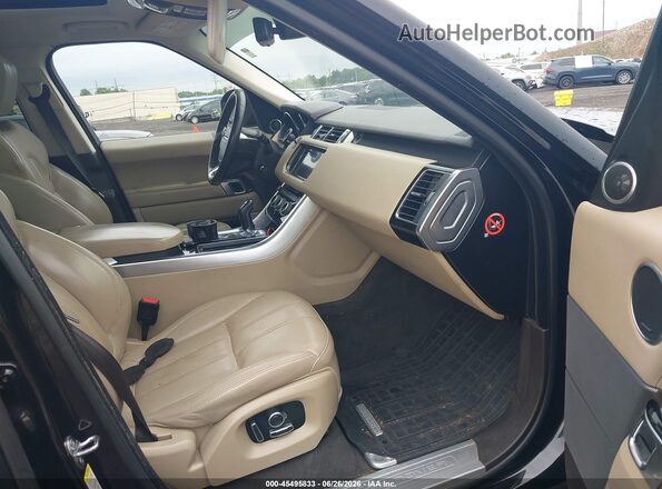 SALWR2PF0GA120061 2016 LAND ROVER RANGE ROVER SPORT Black წინა სალონის ხედი