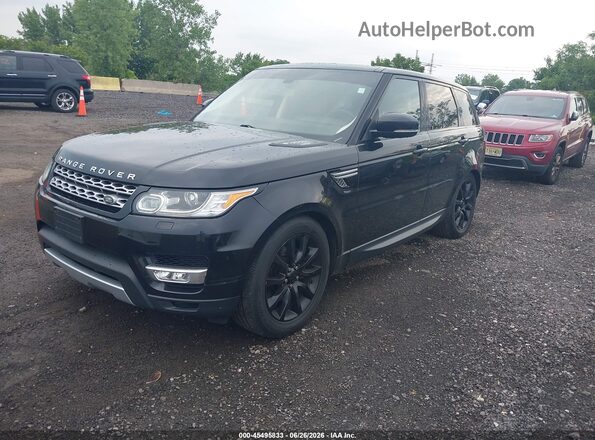SALWR2PF0GA120061 2016 LAND ROVER RANGE ROVER SPORT Black წინა მარცხენა ხედი სამი მეოთხედიდან