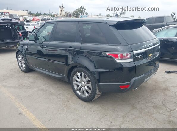 SALWR2PF1GA597680 2016 LAND ROVER RANGE ROVER SPORT Black Tył lewy
