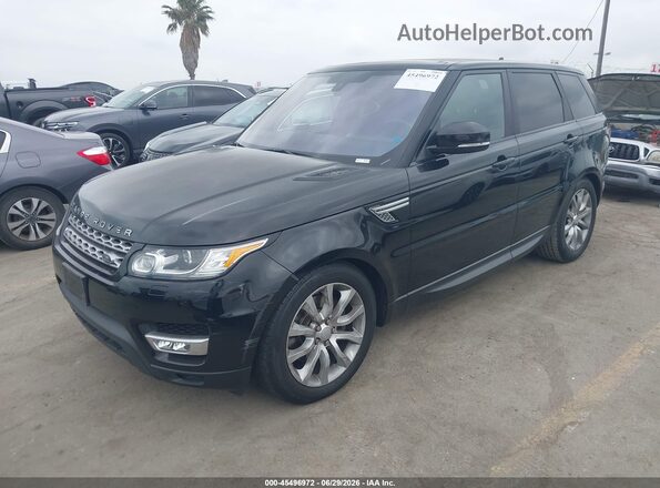 SALWR2PF1GA597680 2016 LAND ROVER RANGE ROVER SPORT Black Przód lewy