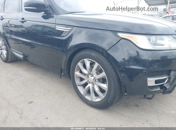 SALWR2PF1GA597680 2016 LAND ROVER RANGE ROVER SPORT Black Widok z przodu