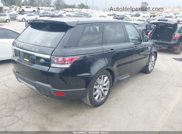 SALWR2PF1GA597680 2016 LAND ROVER RANGE ROVER SPORT Black Tył prawy