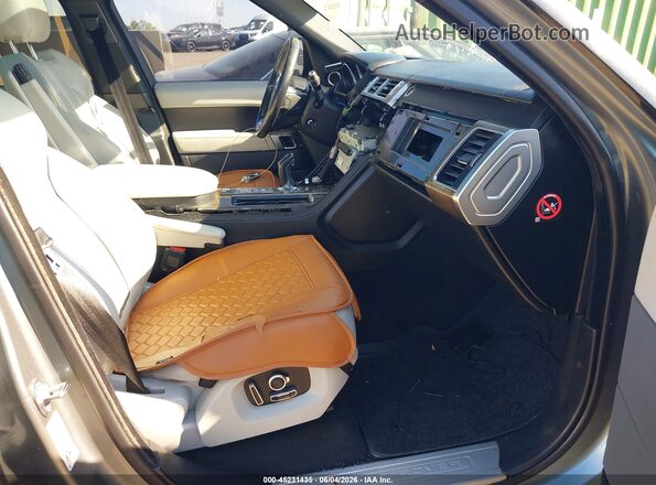 SALWR2PF2GA652377 2016 LAND ROVER RANGE ROVER SPORT Серый Вид салона спереди