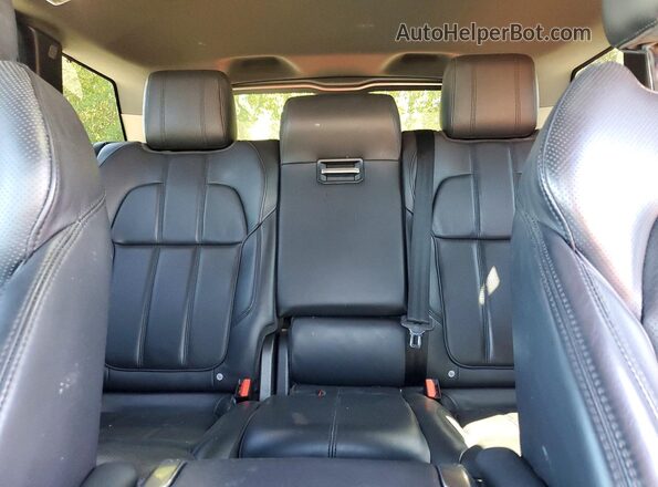 SALWR2PF3GA590777 2016 LAND ROVER RANGE Gray Rear seats view