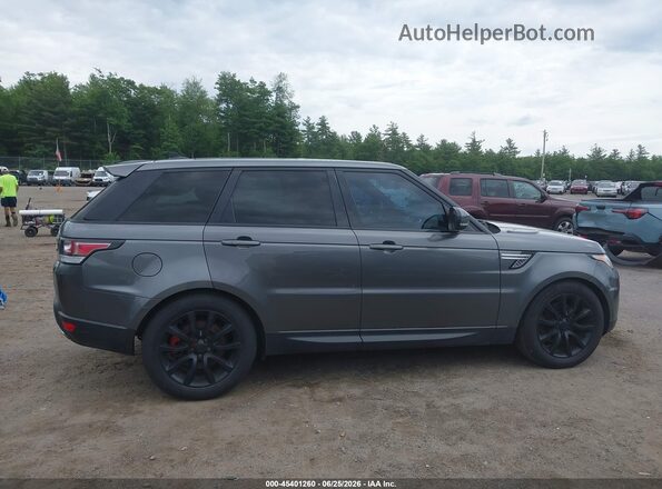 SALWR2PF8GA116405 2016 LAND ROVER RANGE ROVER SPORT Gray Սալոնի հետևի տեսք