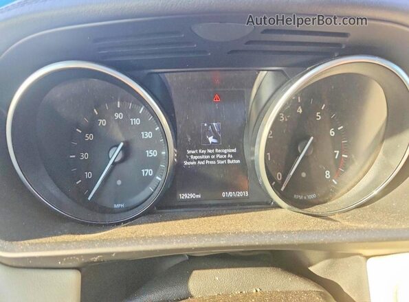 SALWR2PF9GA661819 2016 LAND ROVER RANGE Black Вид щитка приладів