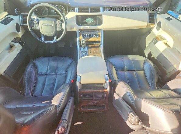 SALWR2PF9GA661819 2016 LAND ROVER RANGE Black Вид панелі приладів