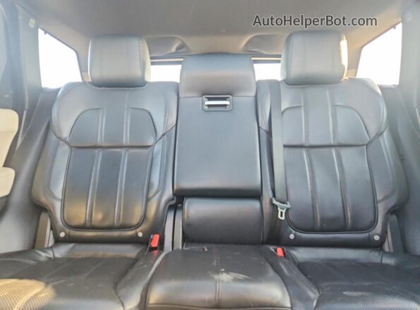 SALWR2PF9GA661819 2016 LAND ROVER RANGE Black Вид задніх сидінь
