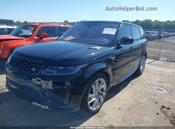 SALWR2RE0KA842398 2019 LAND ROVER RANGE ROVER SPORT Black Առջևի ձախ երեք քառորդ տեսարան