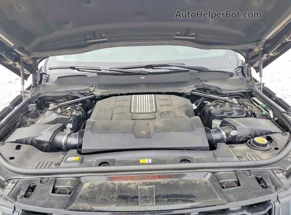 SALWR2RE4KA853842 2019 LAND ROVER RANGE Black Engine compartment view