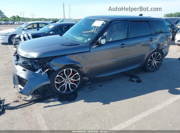 SALWR2RE5JA181370 2018 LAND ROVER RANGE ROVER SPORT Gray Առջևի ձախ երեք քառորդ տեսարան