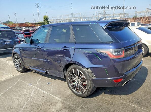 SALWR2RE6KA838274 2019 LAND ROVER RANGE Blue უკანა მარცხენა