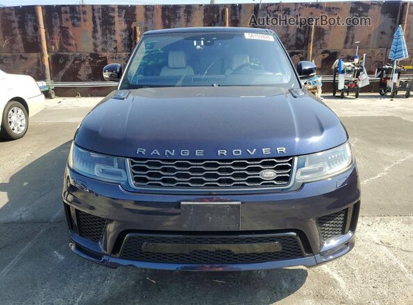 SALWR2RE6KA838274 2019 LAND ROVER RANGE Blue წინა ხედი