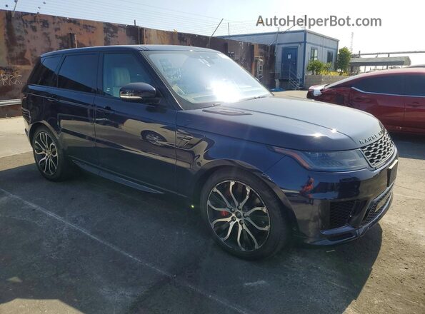 SALWR2RE6KA838274 2019 LAND ROVER RANGE Blue წინა მარჯვენა