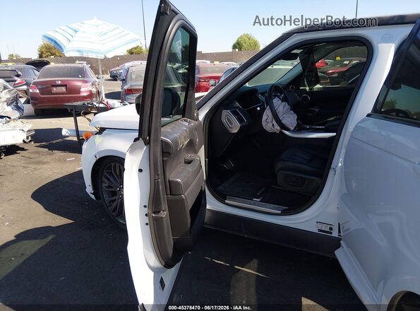 SALWR2RE7KA831057 2019 LAND ROVER RANGE ROVER SPORT White Вид салону спереду