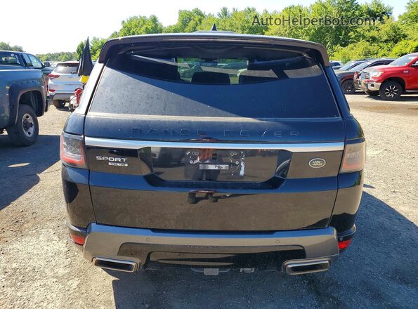 SALWR2RK6JA185546 2018 LAND ROVER RANGE Black Widok z tyłu