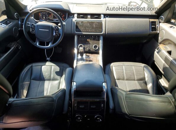 SALWR2RK6JA185546 2018 LAND ROVER RANGE Black Widok deski rozdzielczej