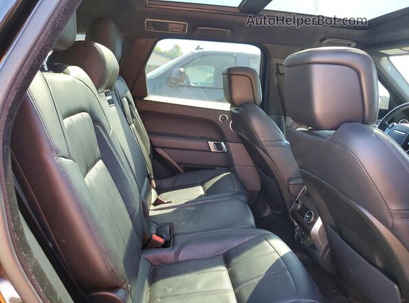 SALWR2RK6JA185546 2018 LAND ROVER RANGE Black Widok wnętrza z tyłu