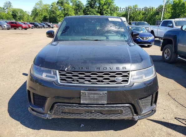 SALWR2RK6JA185546 2018 LAND ROVER RANGE Black Widok z przodu