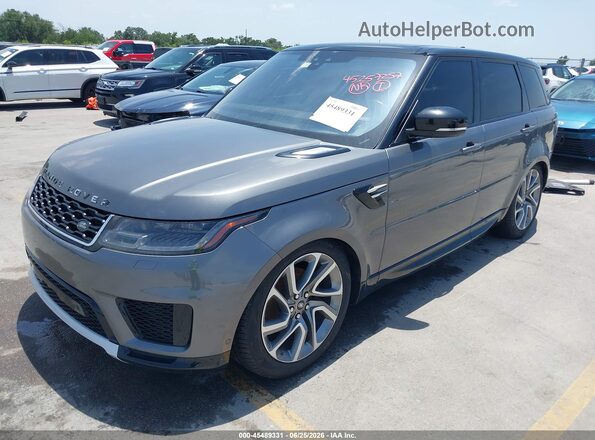 SALWR2RK6JA699154 2018 LAND ROVER RANGE ROVER SPORT Gray Vista tres cuartos delantera izquierda