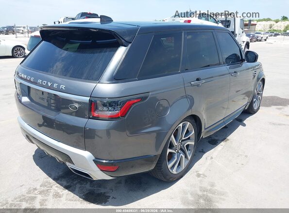 SALWR2RK6JA699154 2018 LAND ROVER RANGE ROVER SPORT Gray Trasero derecho