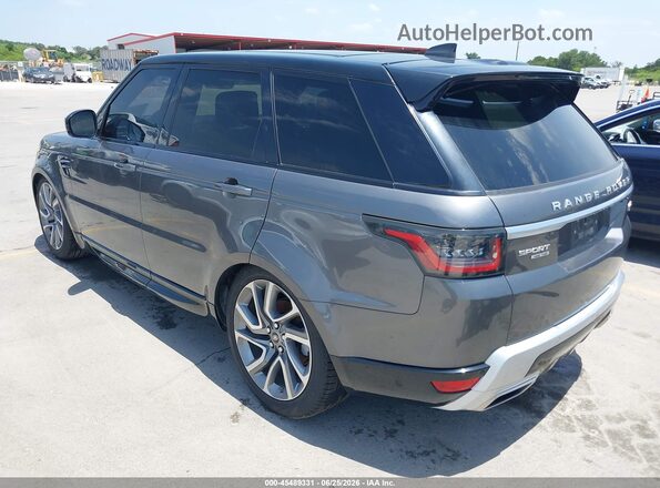 SALWR2RK6JA699154 2018 LAND ROVER RANGE ROVER SPORT Gray Trasero izquierdo