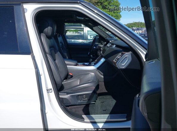 SALWR2RU9KA875116 2019 LAND ROVER RANGE ROVER SPORT White Widok wnętrza z przodu