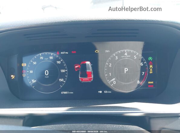 SALWR2RU9KA875116 2019 LAND ROVER RANGE ROVER SPORT White Widok tylnych siedzeń