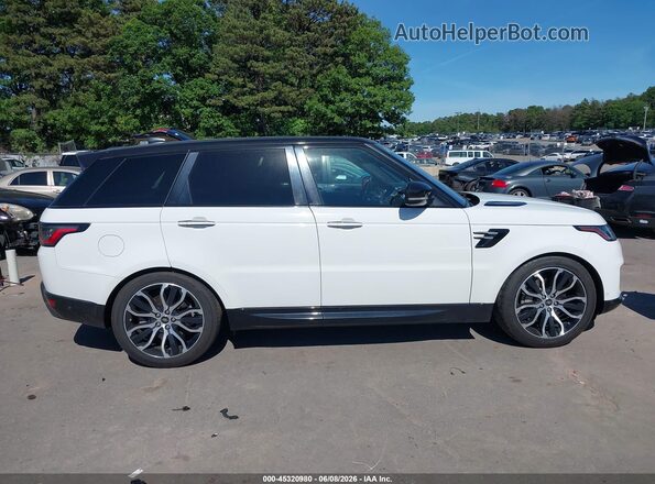 SALWR2RU9KA875116 2019 LAND ROVER RANGE ROVER SPORT White Widok wnętrza z tyłu
