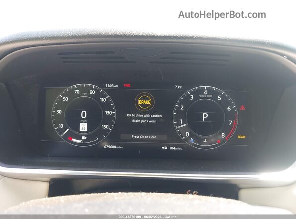 SALWR2RUXKA864349 2019 LAND ROVER RANGE ROVER SPORT Gray Widok tylnych siedzeń