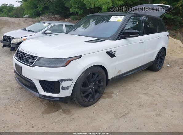SALWR2RV0JA813126 2018 LAND ROVER RANGE ROVER SPORT White Առջևի ձախ երեք քառորդ տեսարան