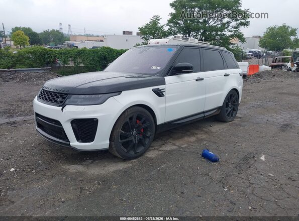 SALWR2RV1KA837890 2019 LAND ROVER RANGE ROVER SPORT White Առջևի ձախ երեք քառորդ տեսարան